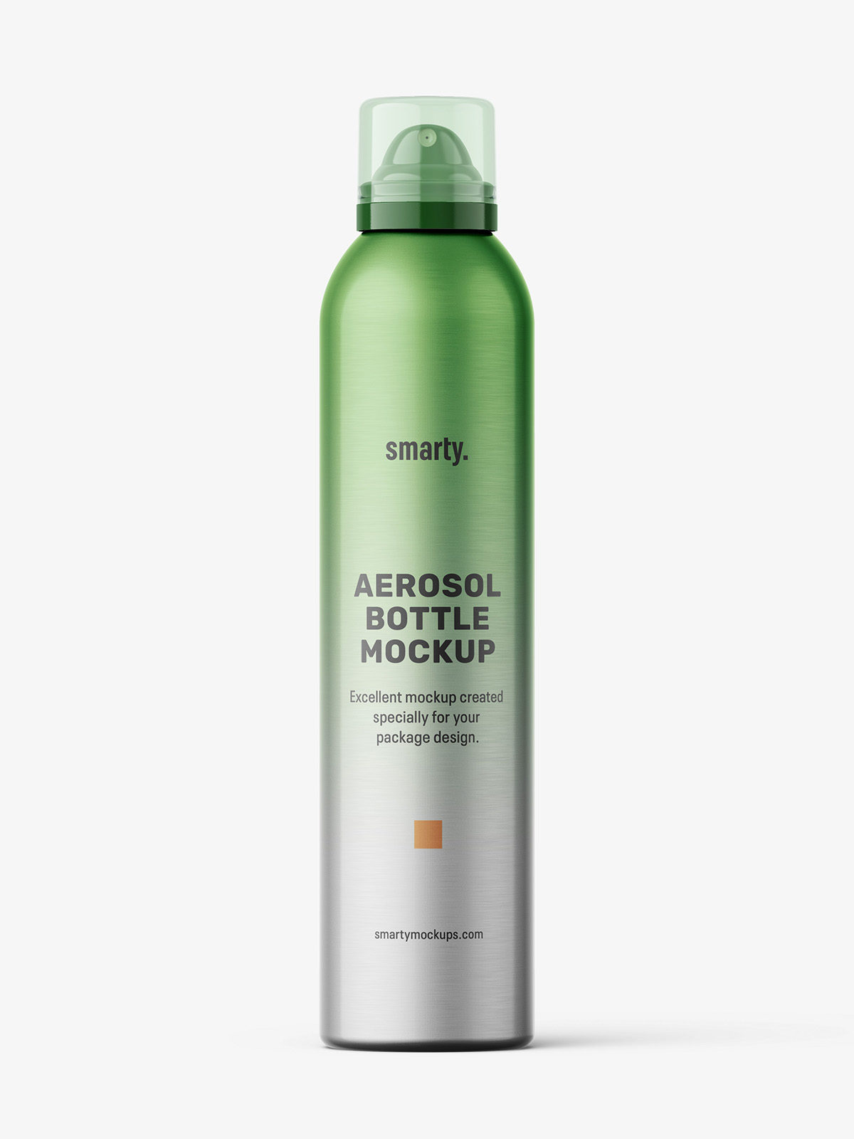 Download Metallic aerosol bottle mockup / 300 ml - Smarty Mockups