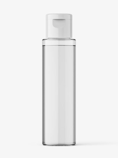 PET transparent bottle mockup / 30 ml
