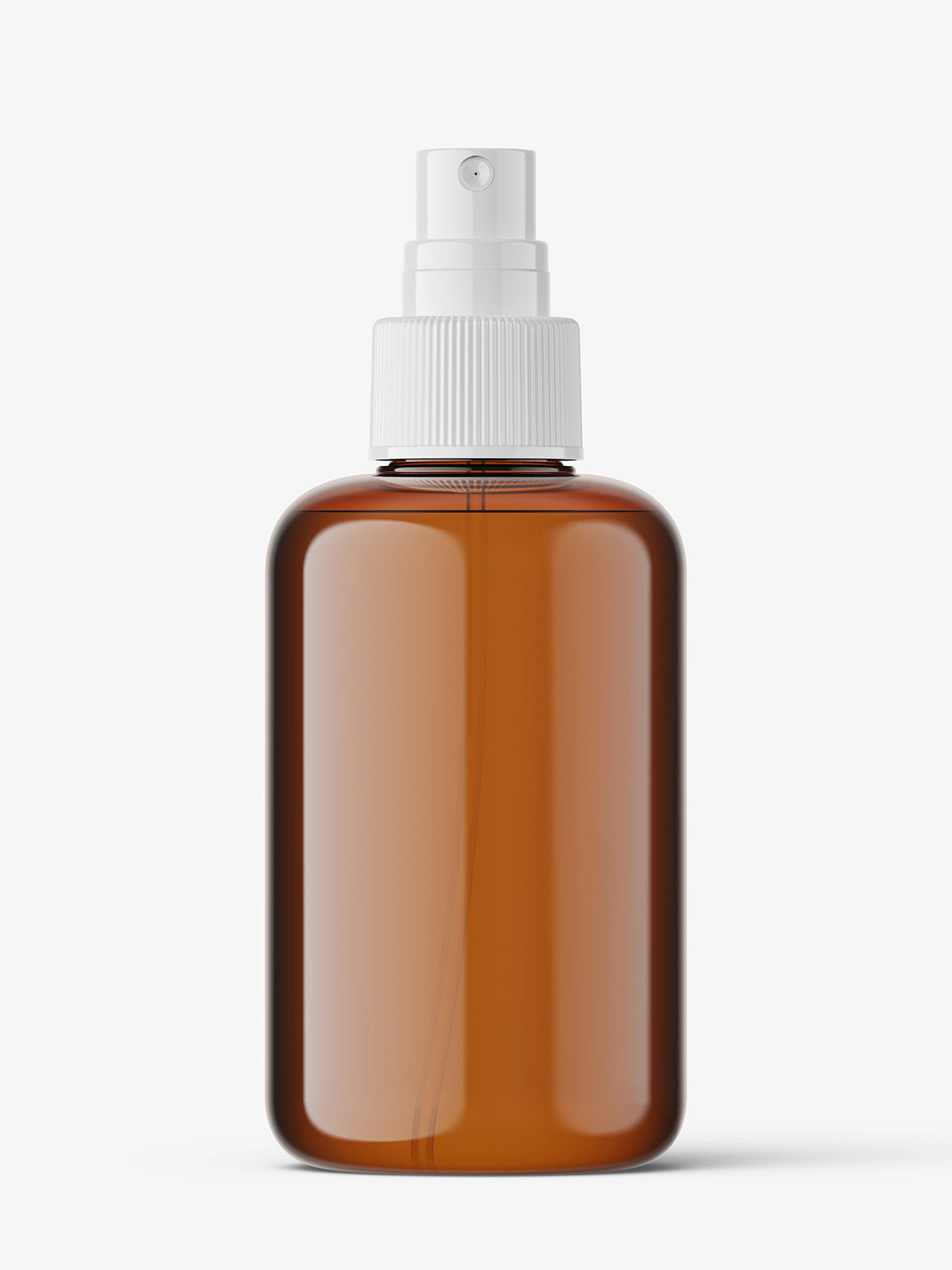 Spray bottle mockup / amber - Smarty Mockups
