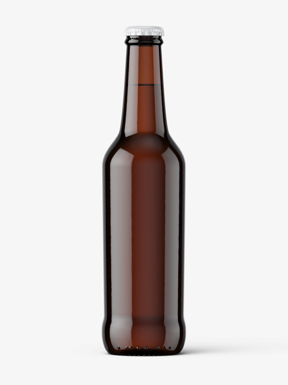 Dark beer bottle mockup Smarty Mockups