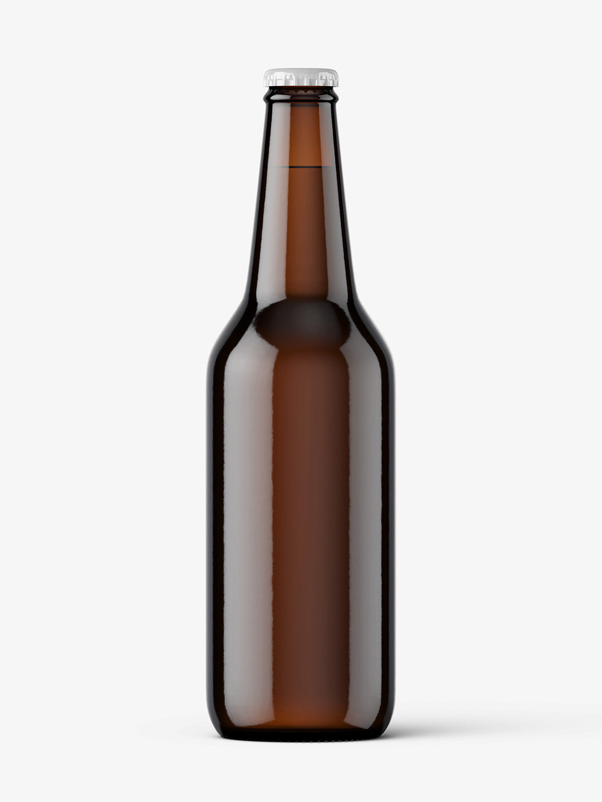 Dark beer bottle mockup - Smarty Mockups