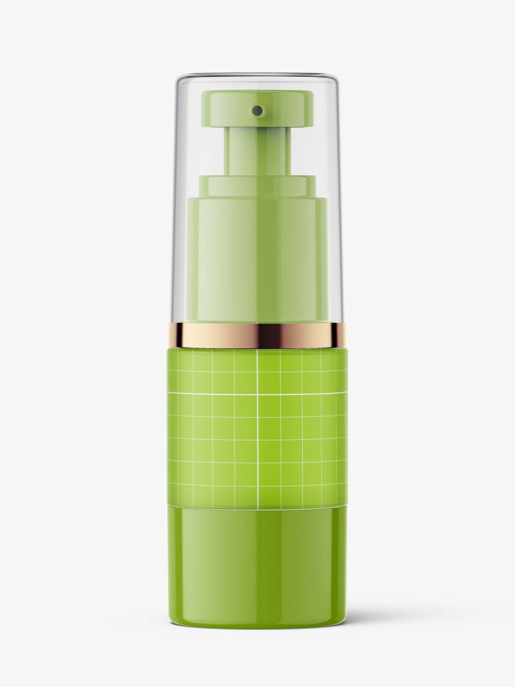 Frosted airless bottle mockup / 15 ml