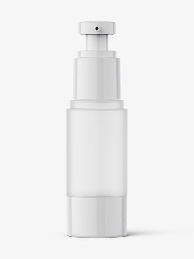 Frosted airless bottle mockup / 30 ml