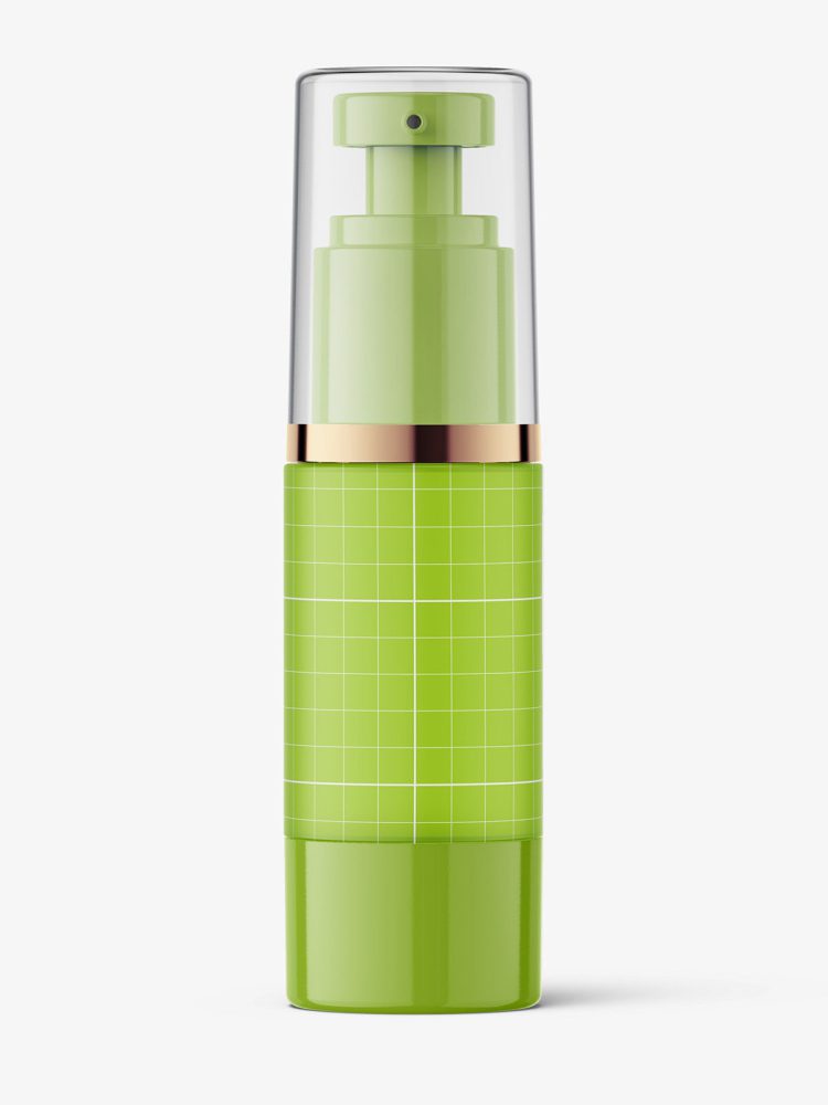 Frosted airless bottle mockup / 30 ml