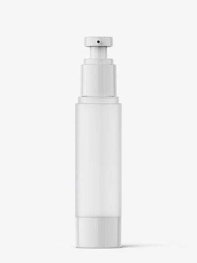 Frosted airless bottle mockup / 50 ml