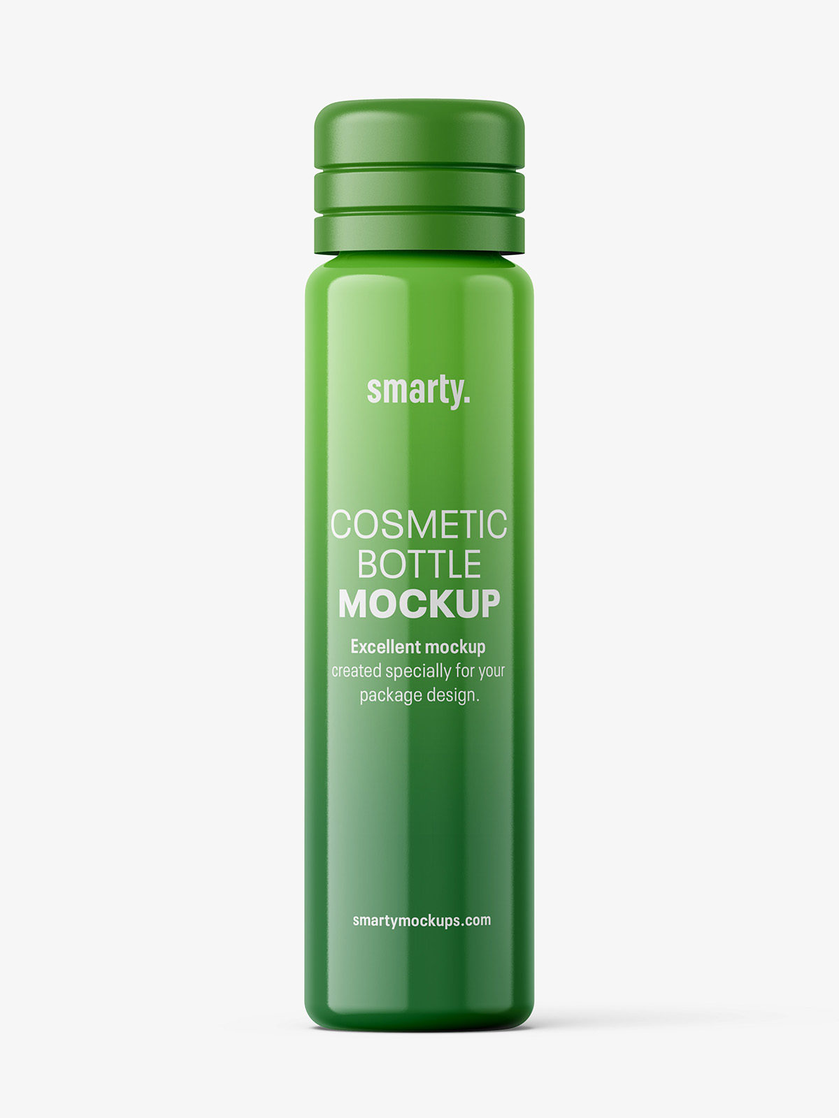 Download Small glossy vial bottle mockup - Smarty Mockups