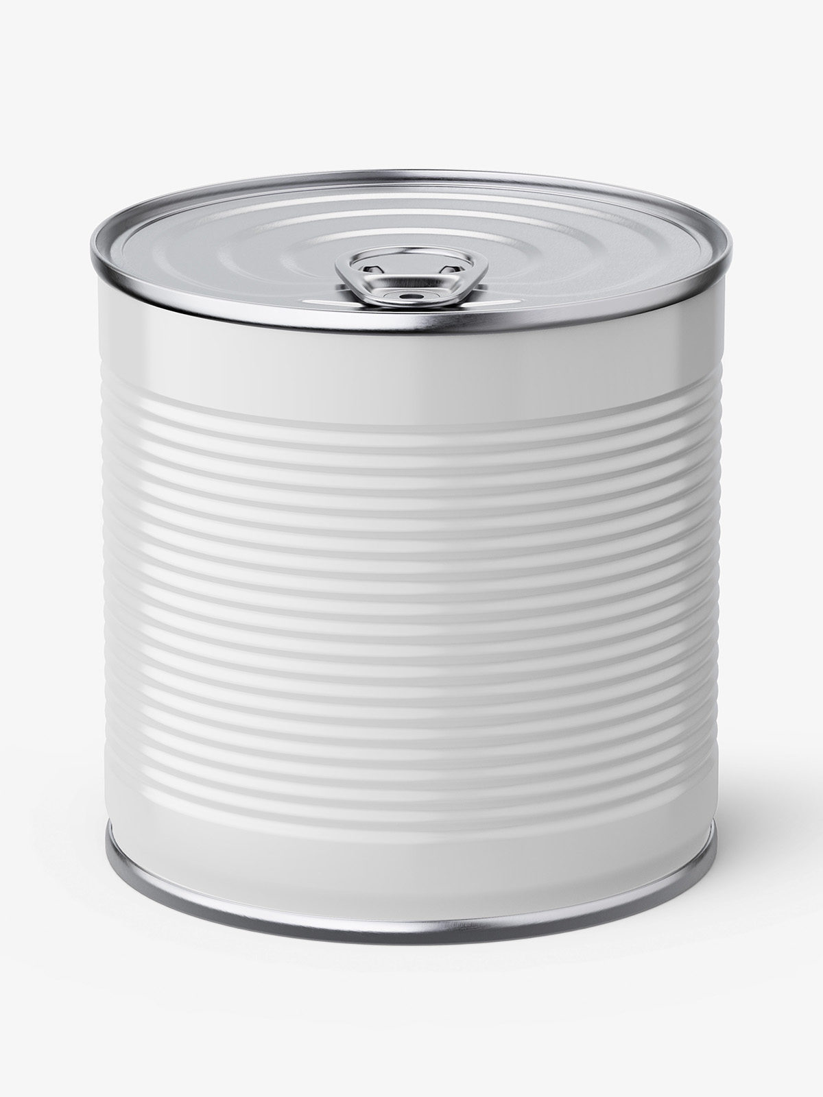 Download Glossy Tin Can Mockup 425 Ml Top View Smarty Mockups