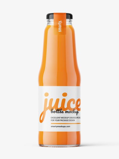 Download Carrot juice bottle mockup - Smarty Mockups
