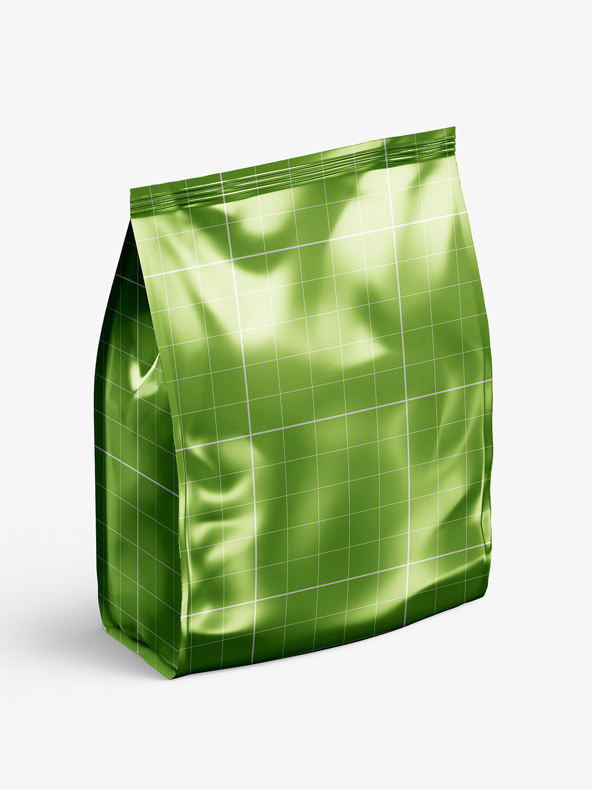 Metallic food bag mockup - Smarty Mockups