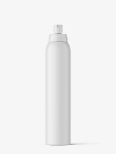 Cosmetic spray bottle mockup / matt