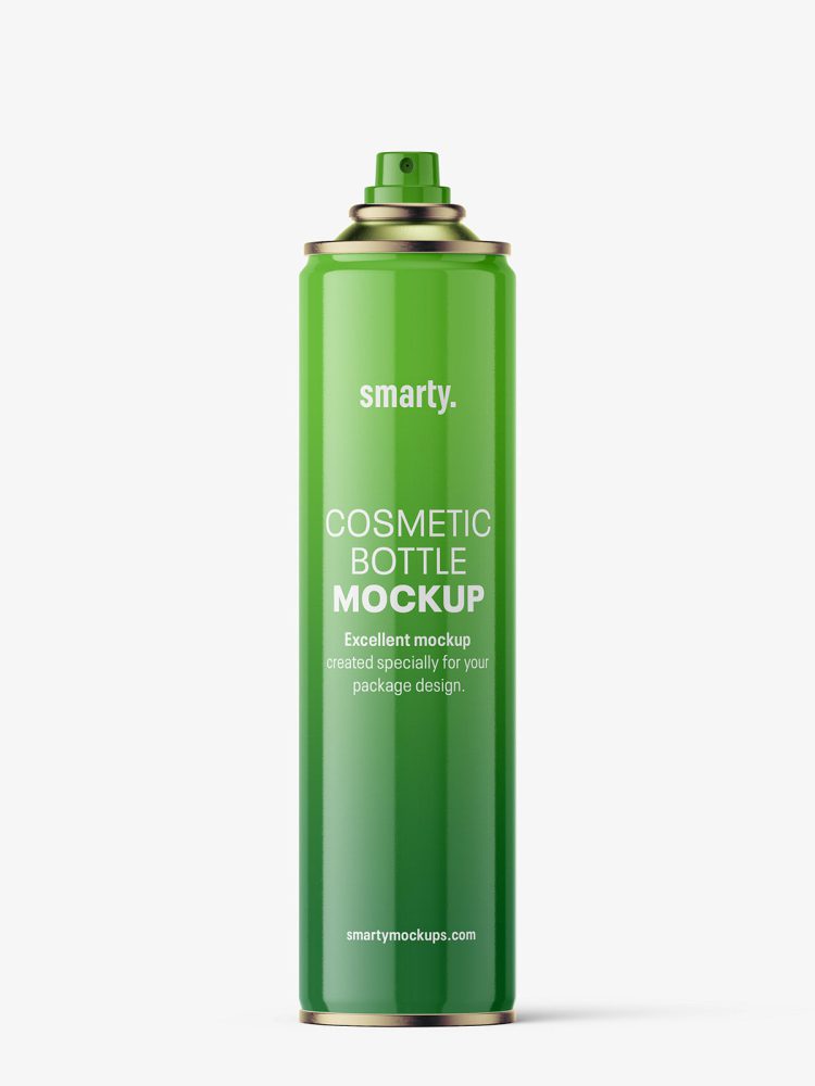 Spray bottle mockup / glossy / 400 ml
