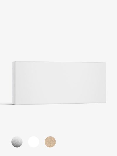 Box mockup / 115x50x15 mm / white - metallic - kraft