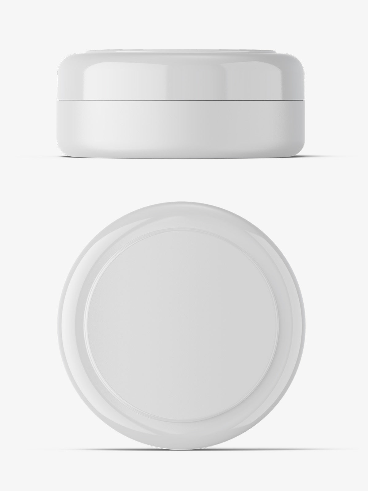 Download Cosmetic Jar Mockup Top And Front View Smarty Mockups