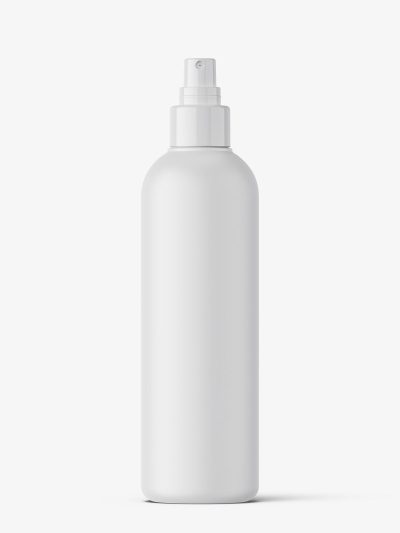 Spray bottle mockup / matt