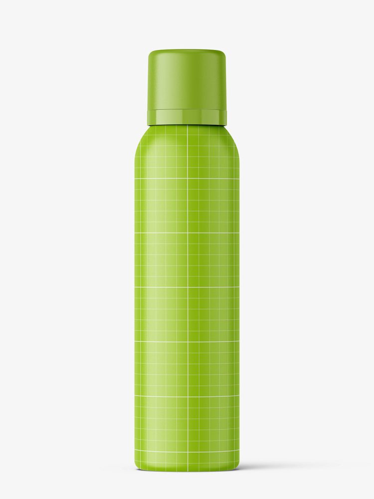 Cosmetic spray bottle mockup / matt