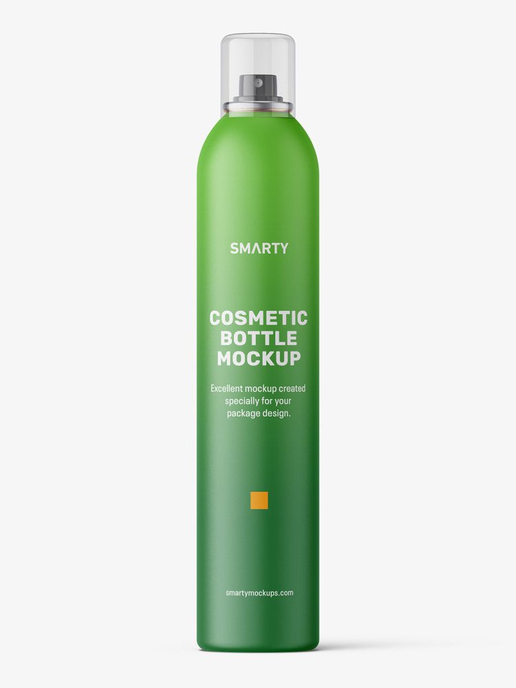 Cosmetic spray bottle mockup / 500ml / matt