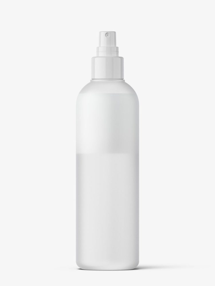 Spray bottle mockup / two phase liquid