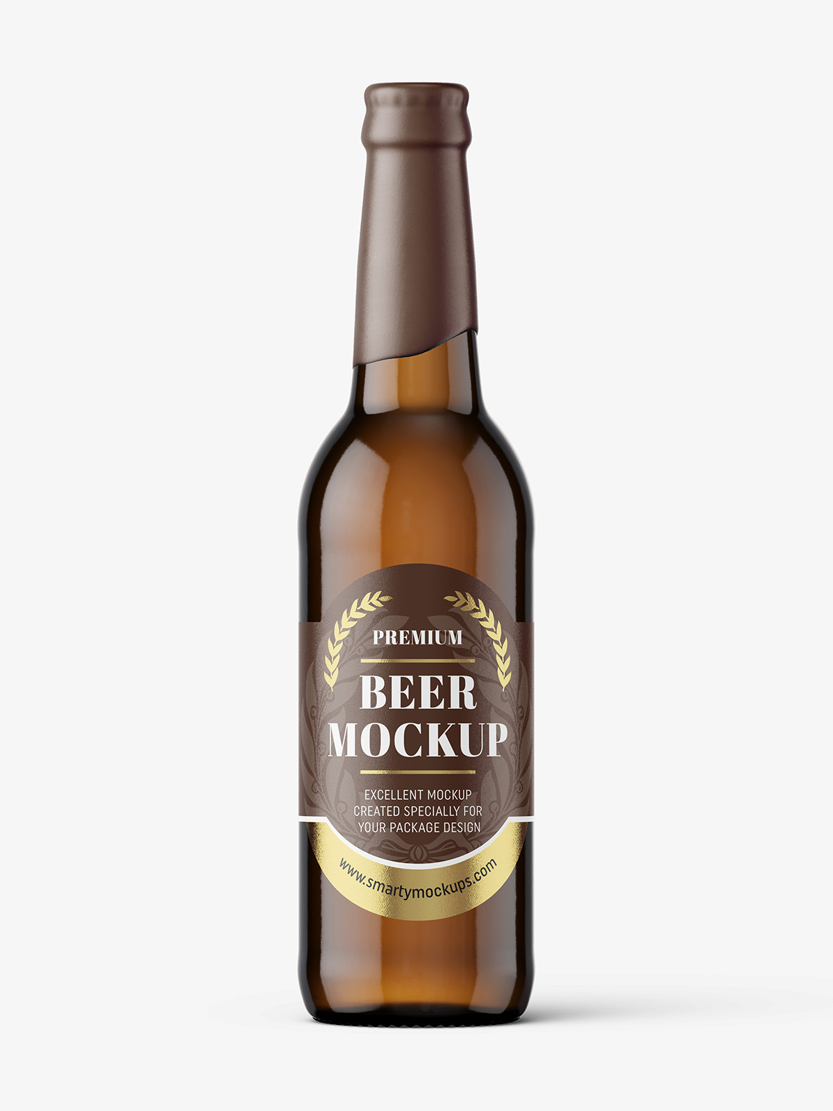 Download Light Beer Bottle Mockup Smarty Mockups