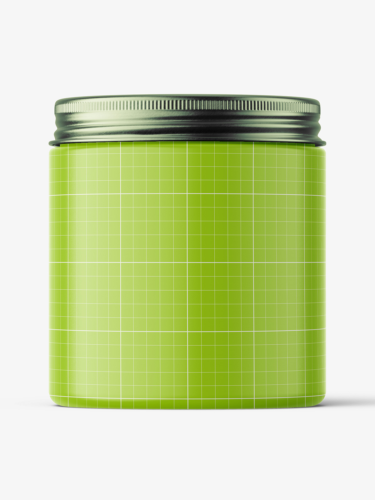 Download Gel Jar With Metallic Cap Mockup 250ml Smarty Mockups