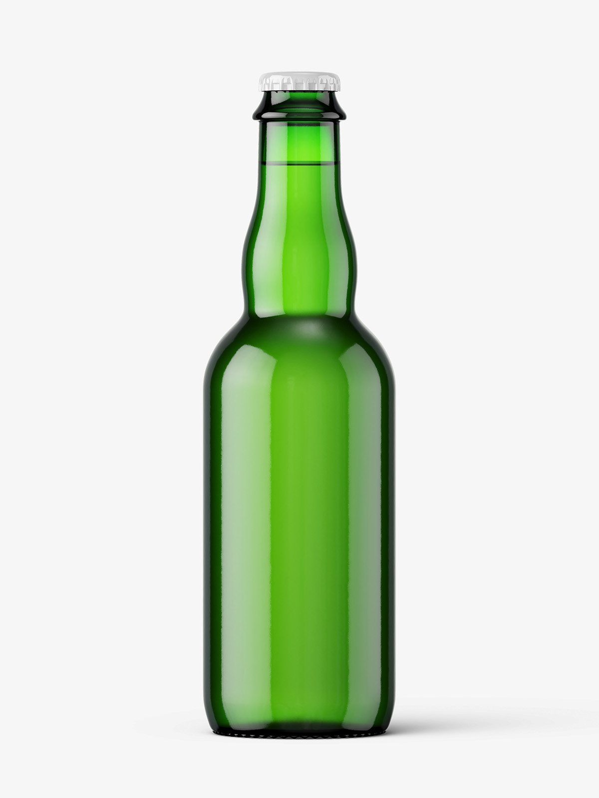 Download Green beer bottle mockup - Smarty Mockups