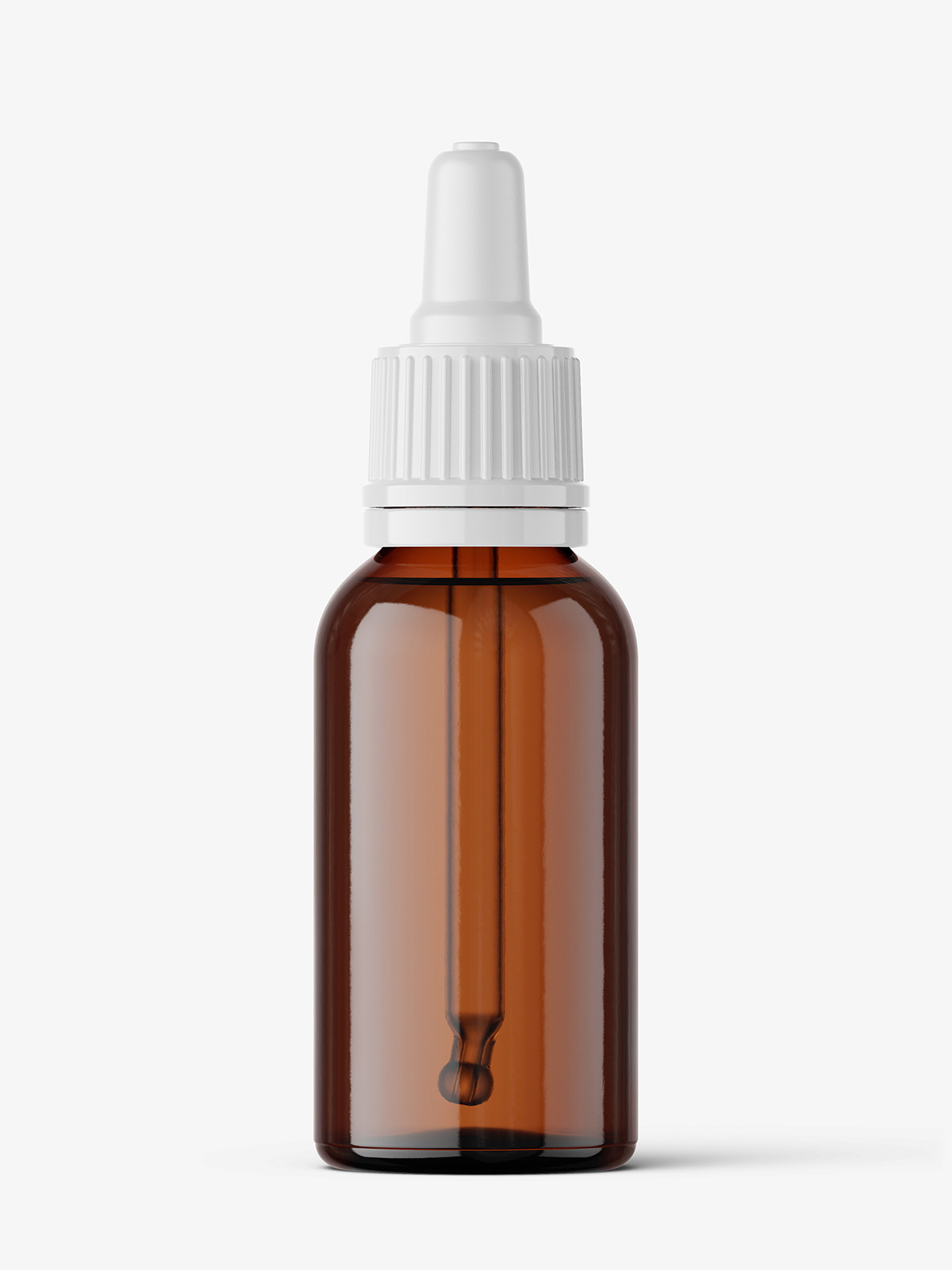 Amber dropper bottle mockup / 30 ml - Smarty Mockups