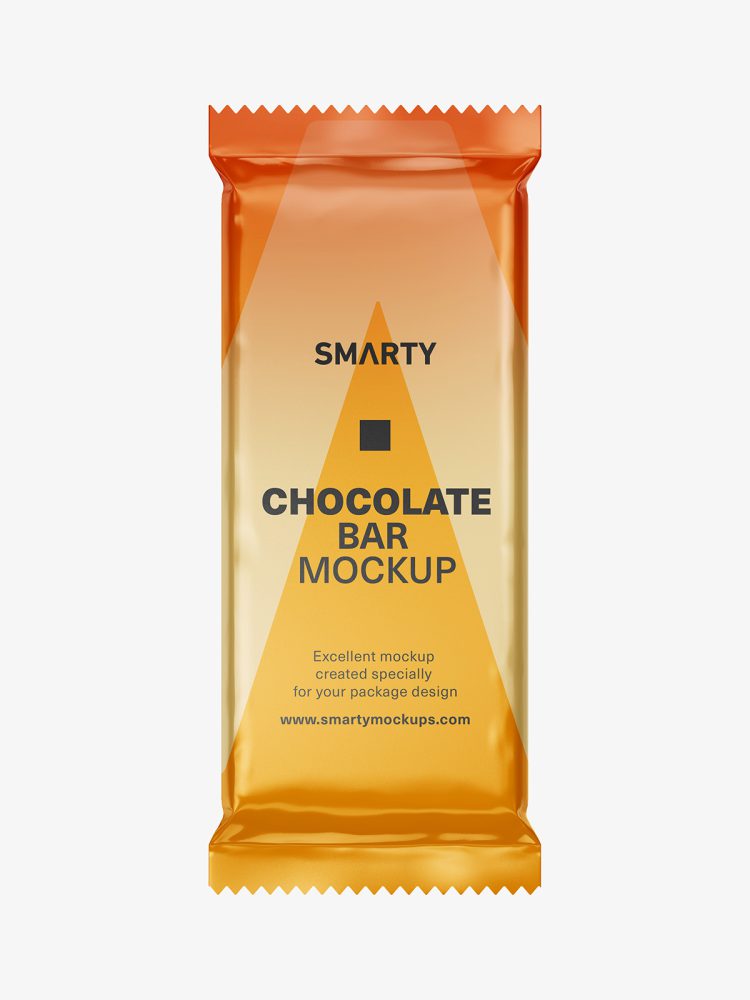 Chocolate bar mockup