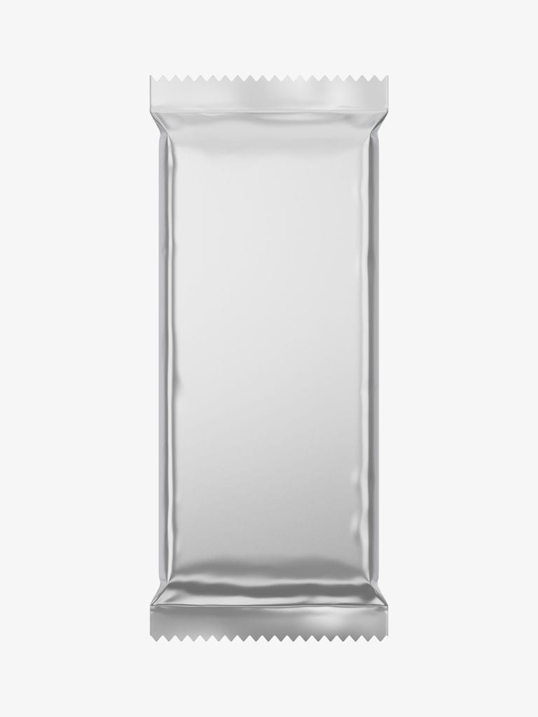 Free chocolate bar mockup / metallic Smarty Mockups