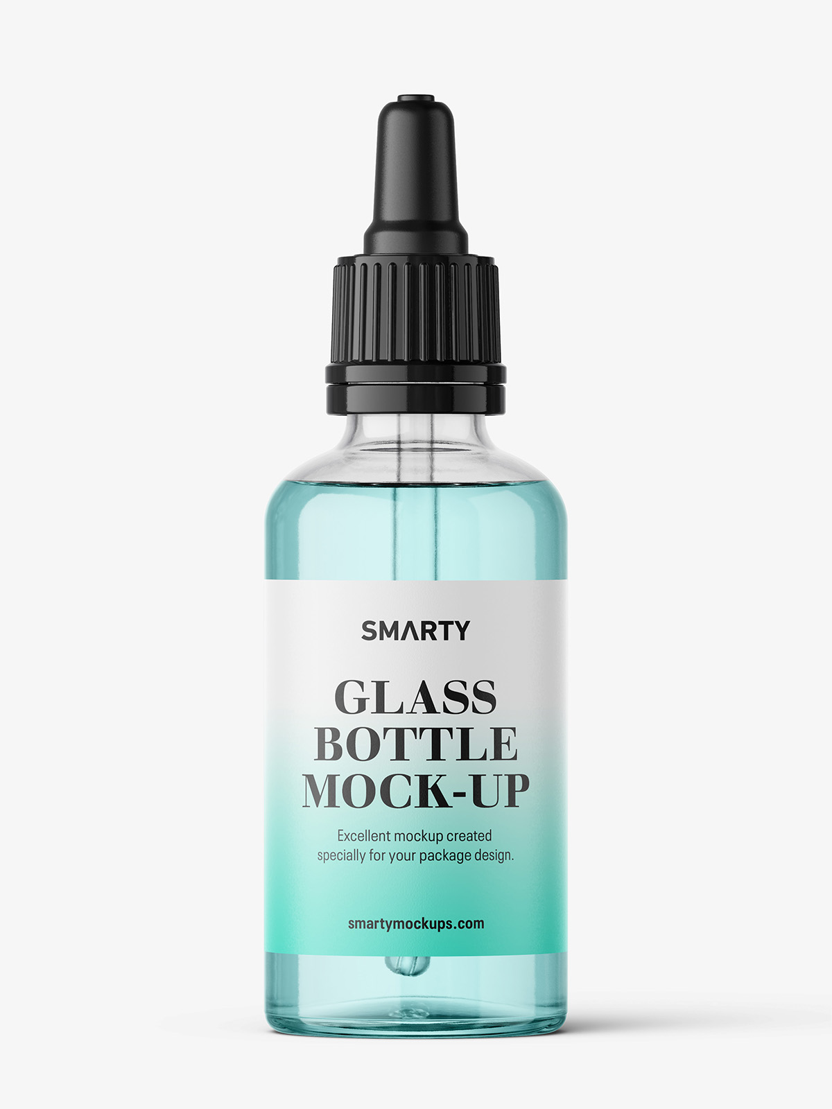 Download Transparent dropper bottle mockup / 50 ml - Smarty Mockups