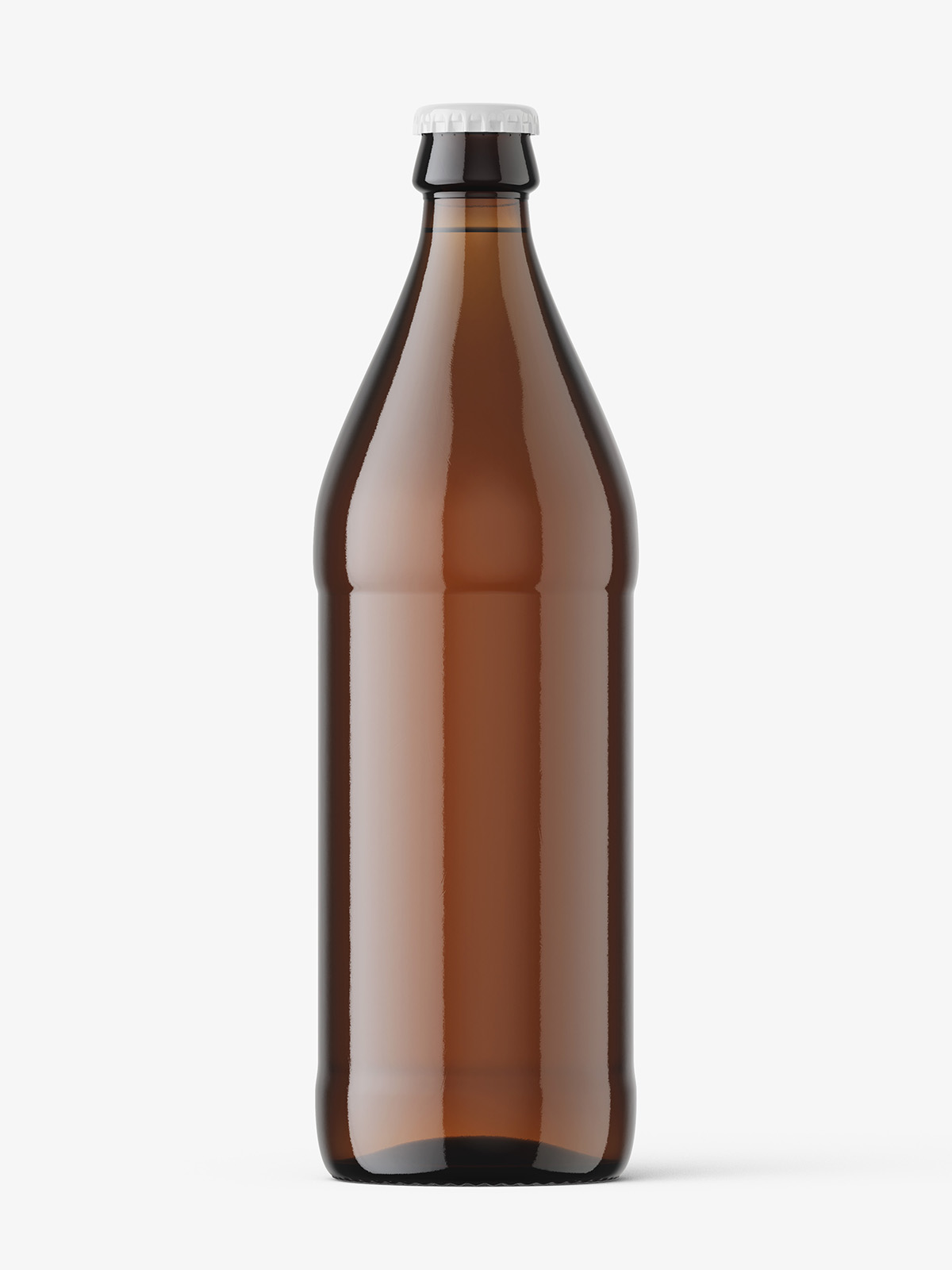 Download Amber beer bottle mockup - Smarty Mockups
