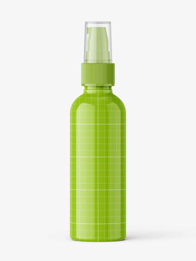 Download Glossy lotion pump bottle mockup - Smarty Mockups