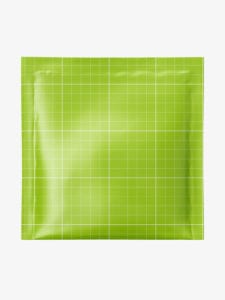 Download Square sachet mockup / matt - Smarty Mockups