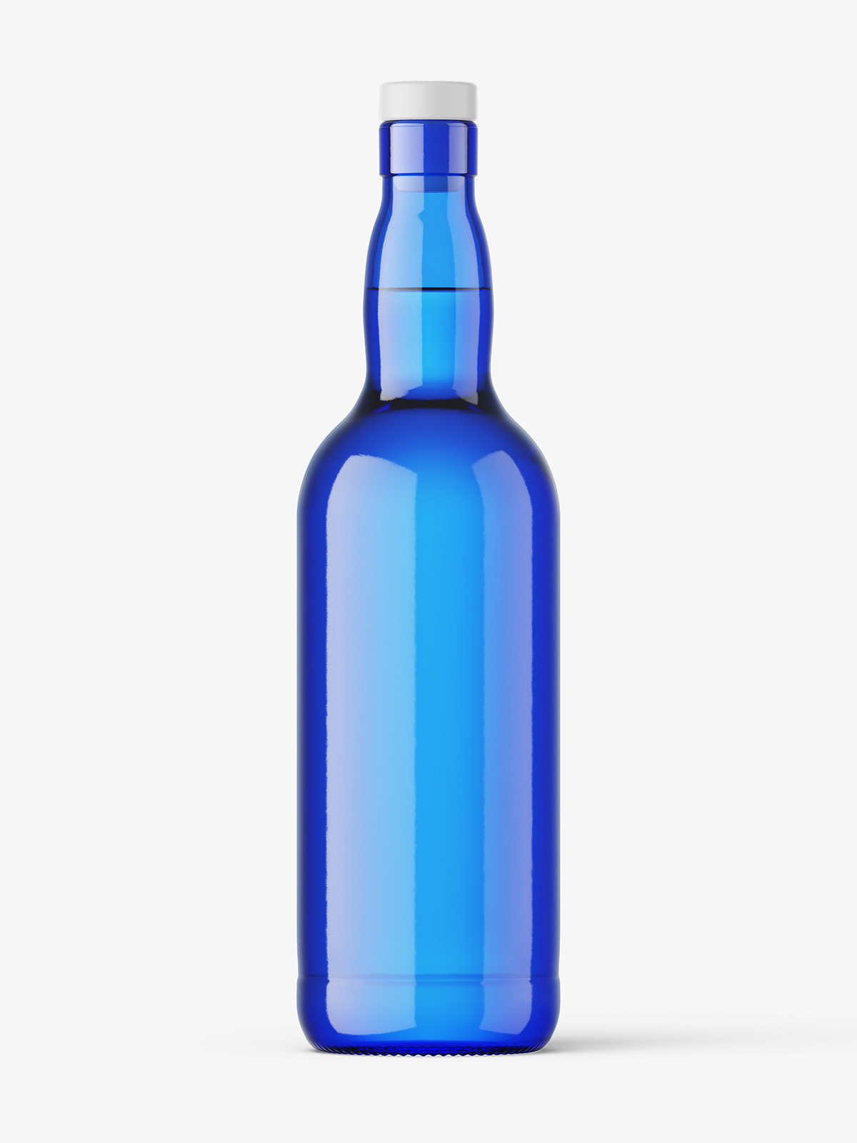 Download Blue gin bottle mockup - Smarty Mockups