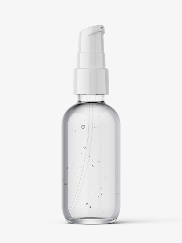 Airless liquid bottle mockup