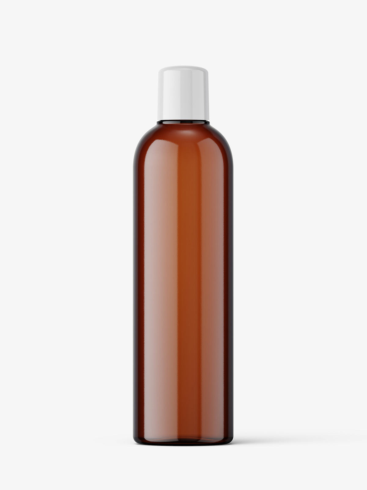 Download Amber bottle mockup with rounded screwcap mockup - Smarty Mockups