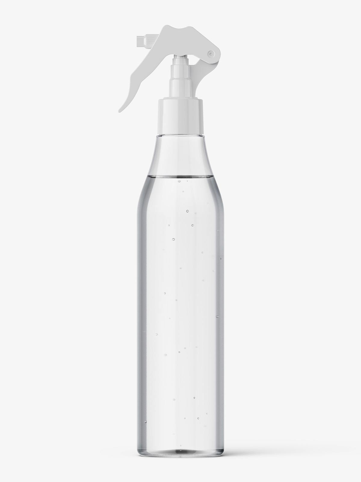 Download Clear Bottle Mockup With Trigger Spray Mockup Smarty Mockups PSD Mockup Templates