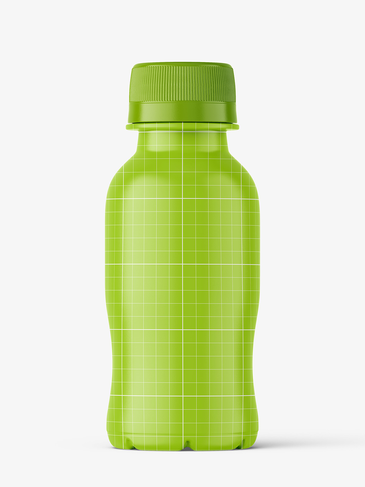 Small green juice bottle mockup - Smarty Mockups