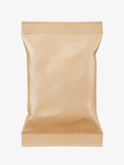 Food pouch mockup / kraft paper