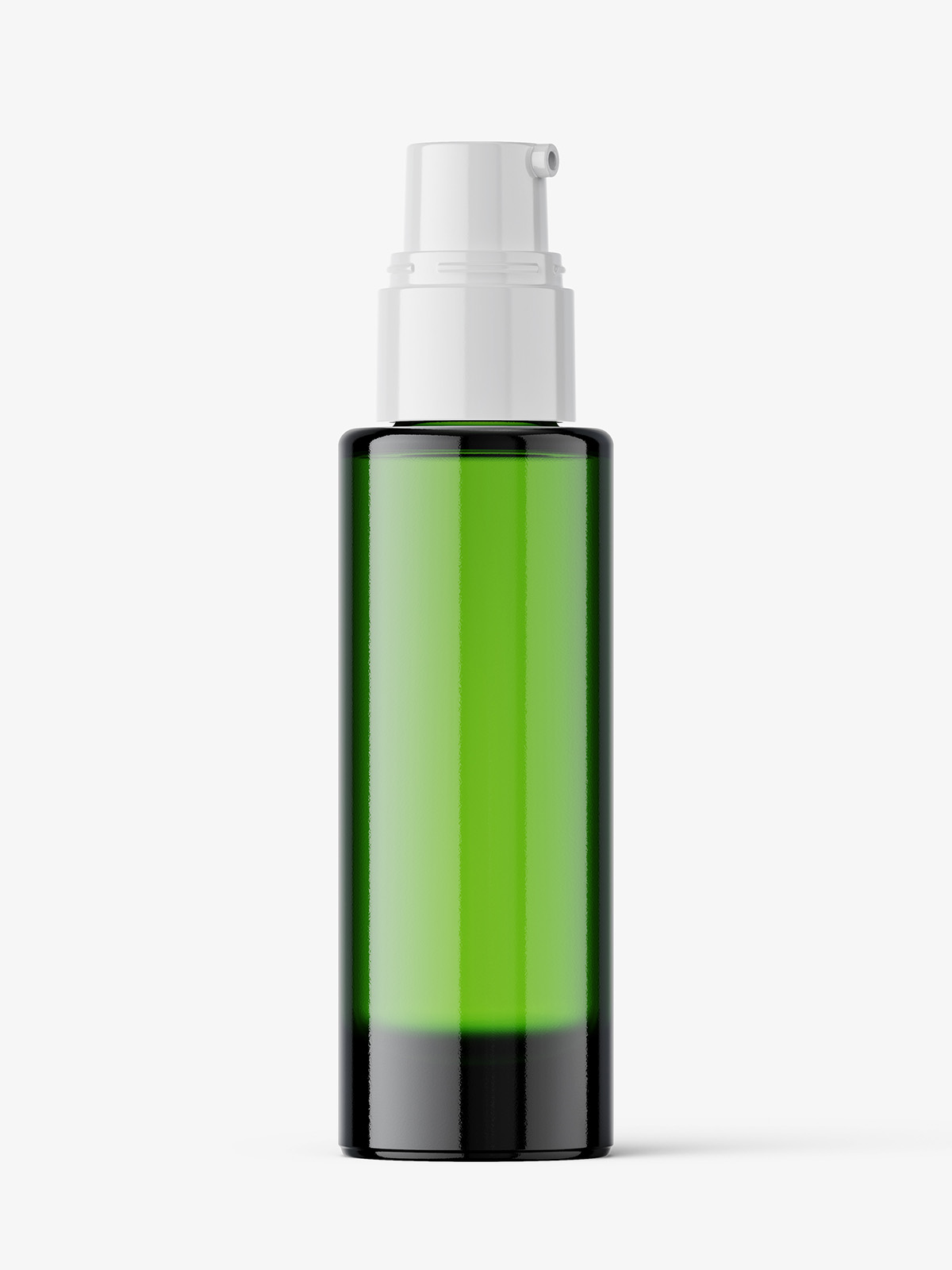 Download Airless dispenser bottle mockup / green - Smarty Mockups