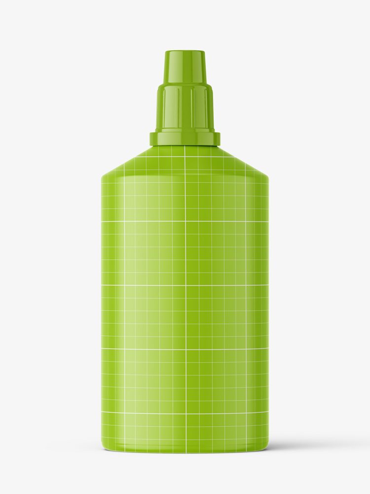 Hydrogen peroxide bottle mockup