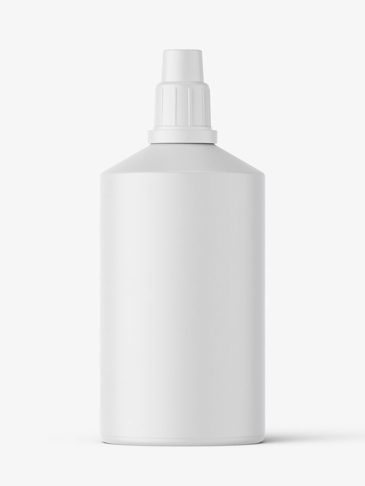 Hydrogen peroxide bottle mockup / matt