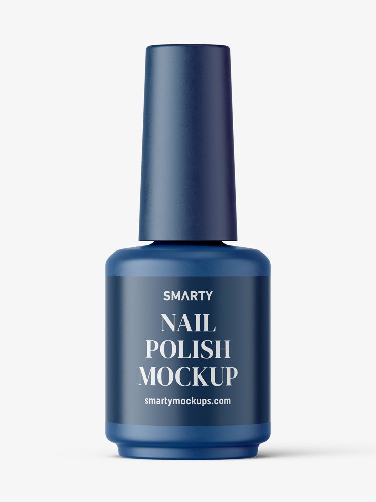 Nail polish bottle mockup / matt
