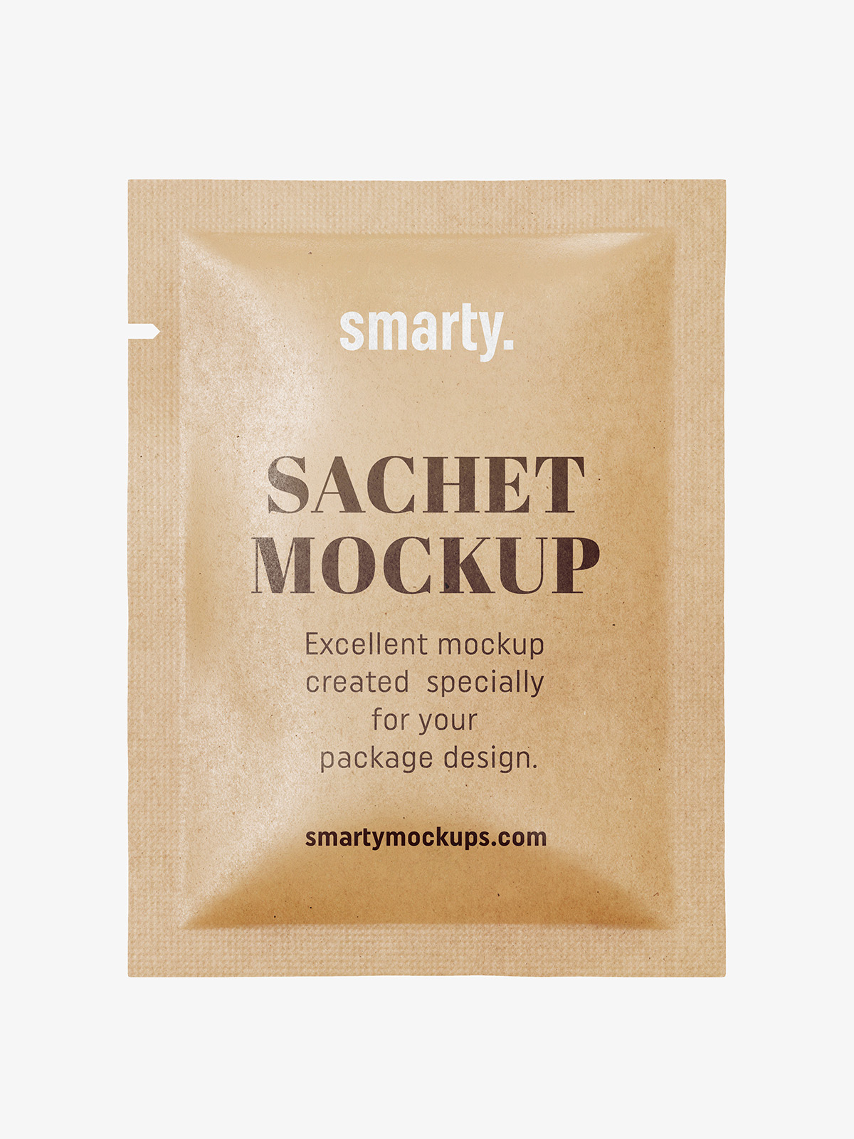 Download Sachet mockup / kraft paper - Smarty Mockups