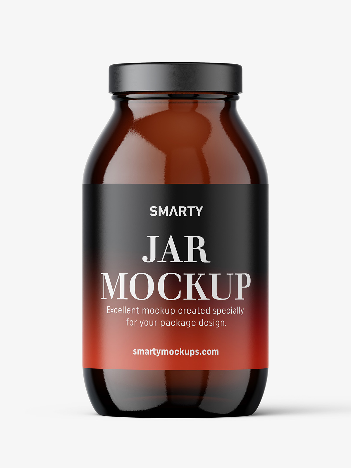 Download Amber jar mockup - Smarty Mockups