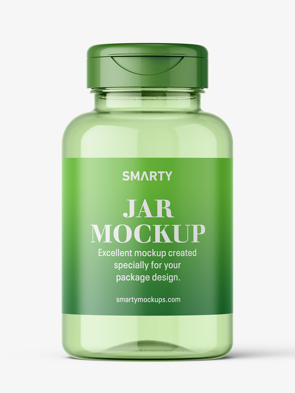 Download Clear plastic jar mockup - Smarty Mockups
