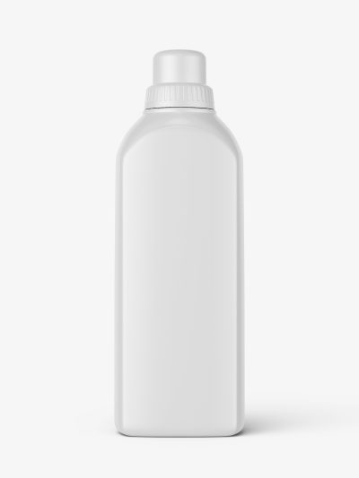 Glossy universal plastic bottle mockup