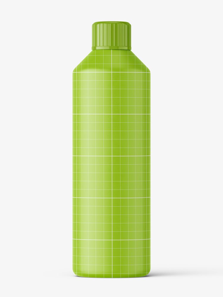 Universal plastic bottle mockup / matt