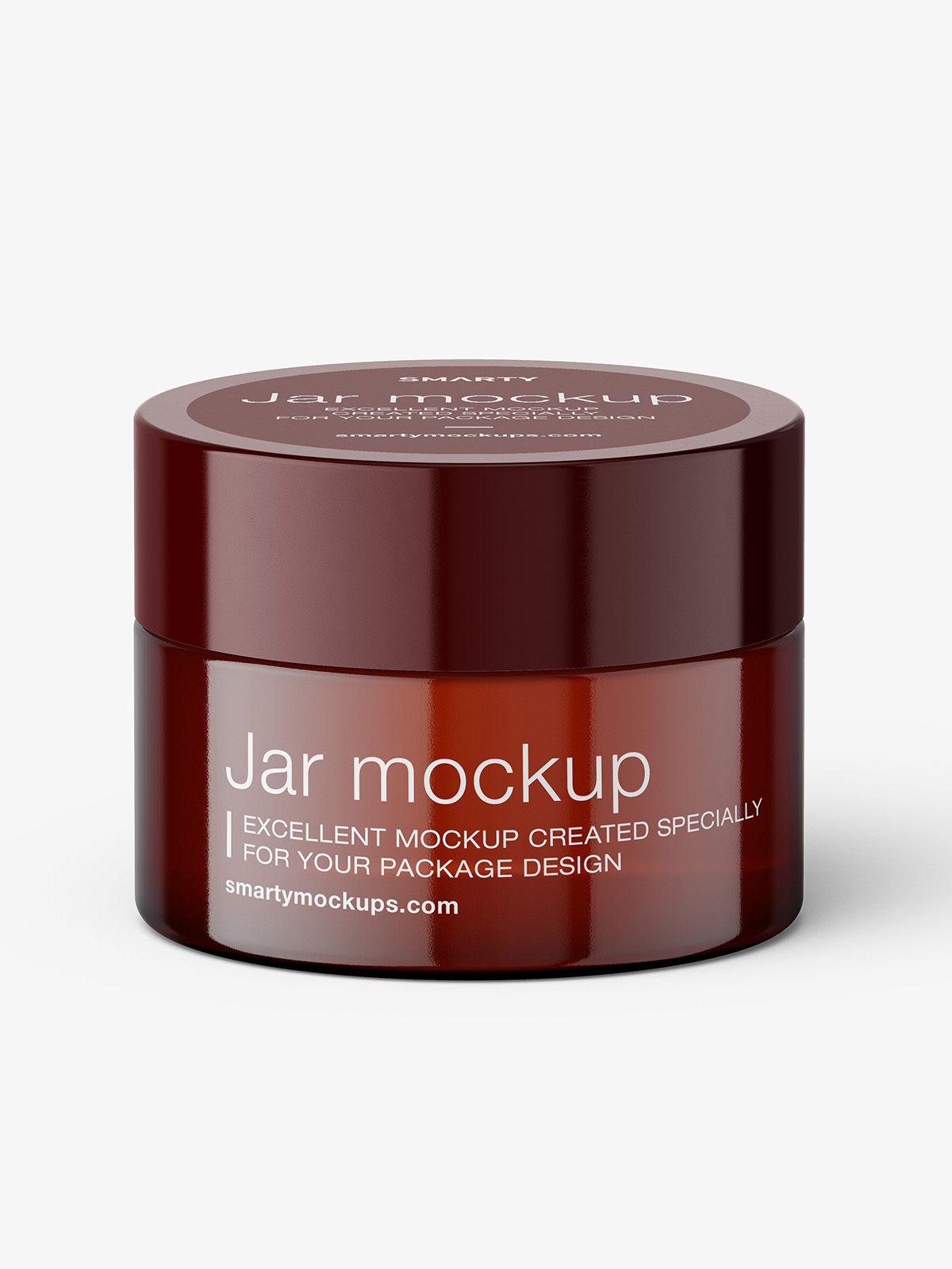 Download Plastic jar mockup / amber - Smarty Mockups