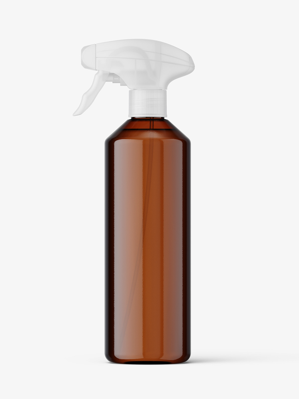Download Bottle With Trigger Spray Mockup Amber Smarty Mockups PSD Mockup Templates