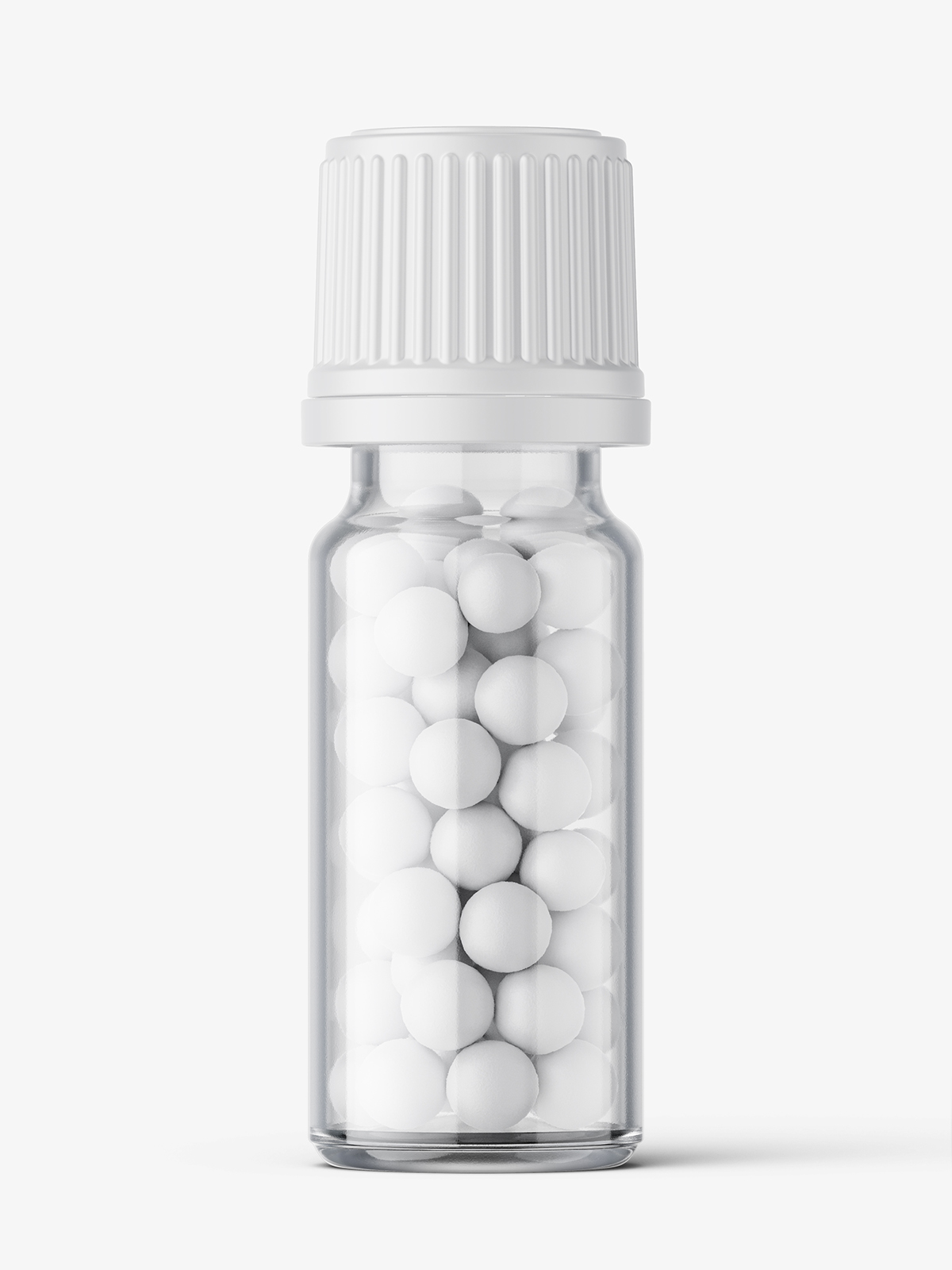 Download Clear bottle with pills mockup / 10 ml - Smarty Mockups