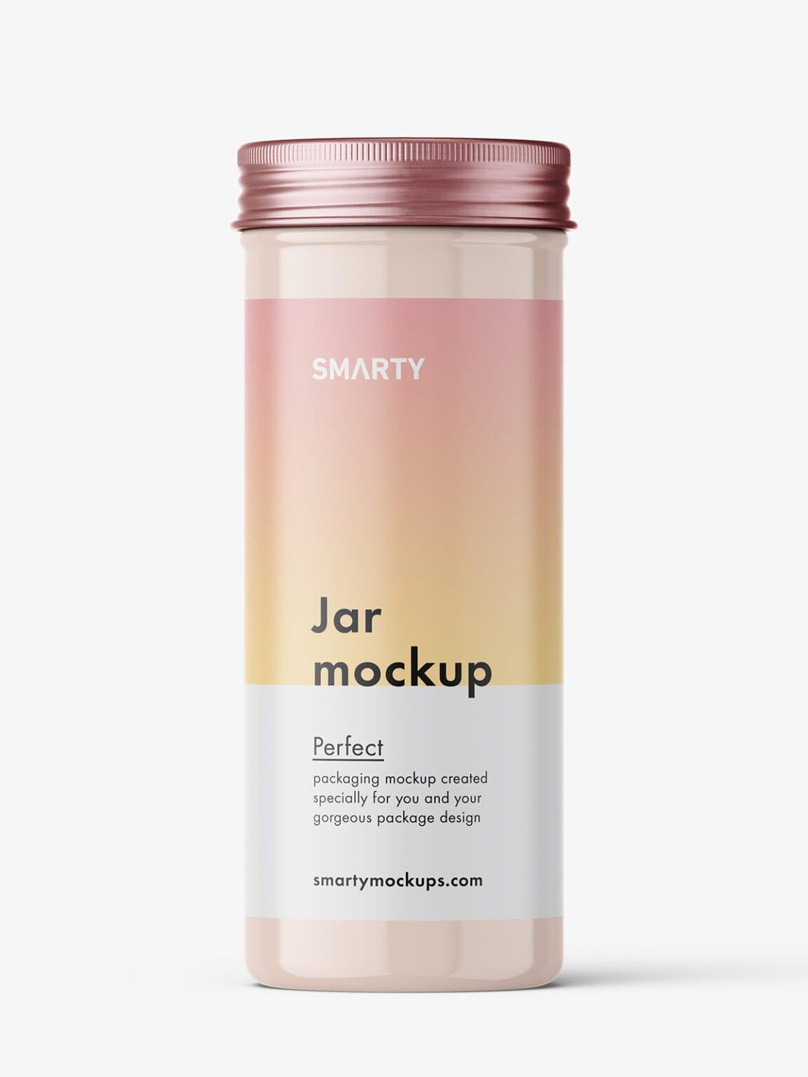 Download Jar with metallic cap / glossy - Smarty Mockups